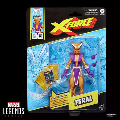 MARVEL LEGENDS SERIES X-FORCE FERAL FIGURE 15CM
