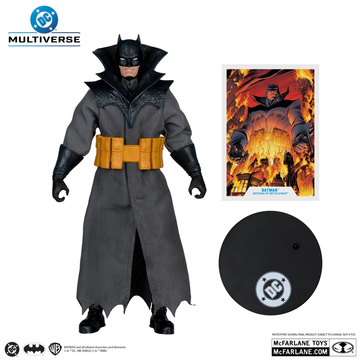 DC BATMAN 7INCH BATMAN BETHLEHEM ACTION FIGURE