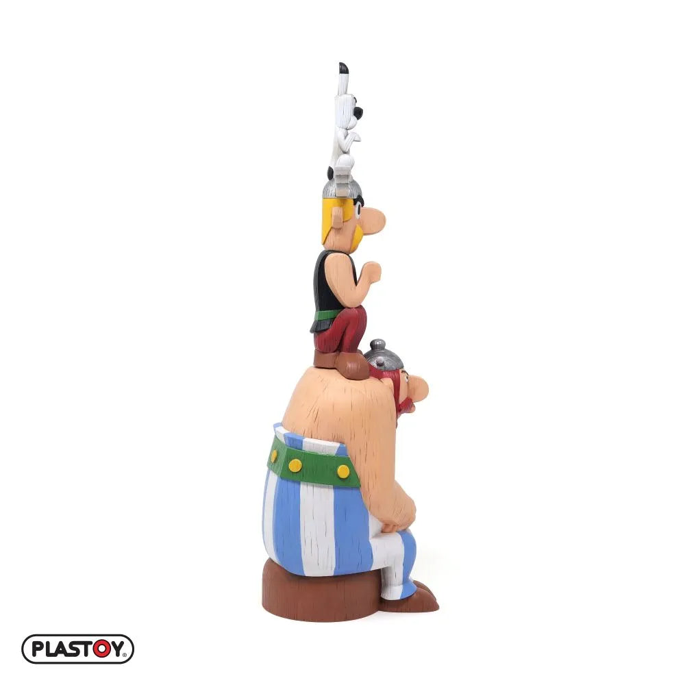 PLASTOY ASTERIX OBELIX DOGMATIX TOTEM FIGURA 40 cm