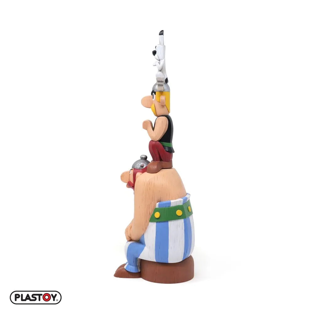 PLASTOY ASTERIX OBELIX DOGMATIX TOTEM FIGURA 40 cm