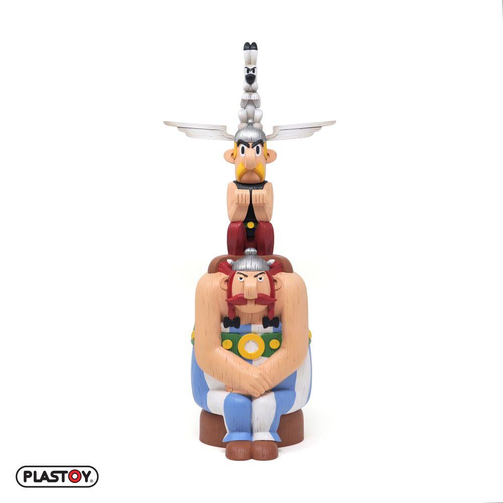 PLASTOY ASTERIX OBELIX DOGMATIX TOTEM FIGURA 40 cm