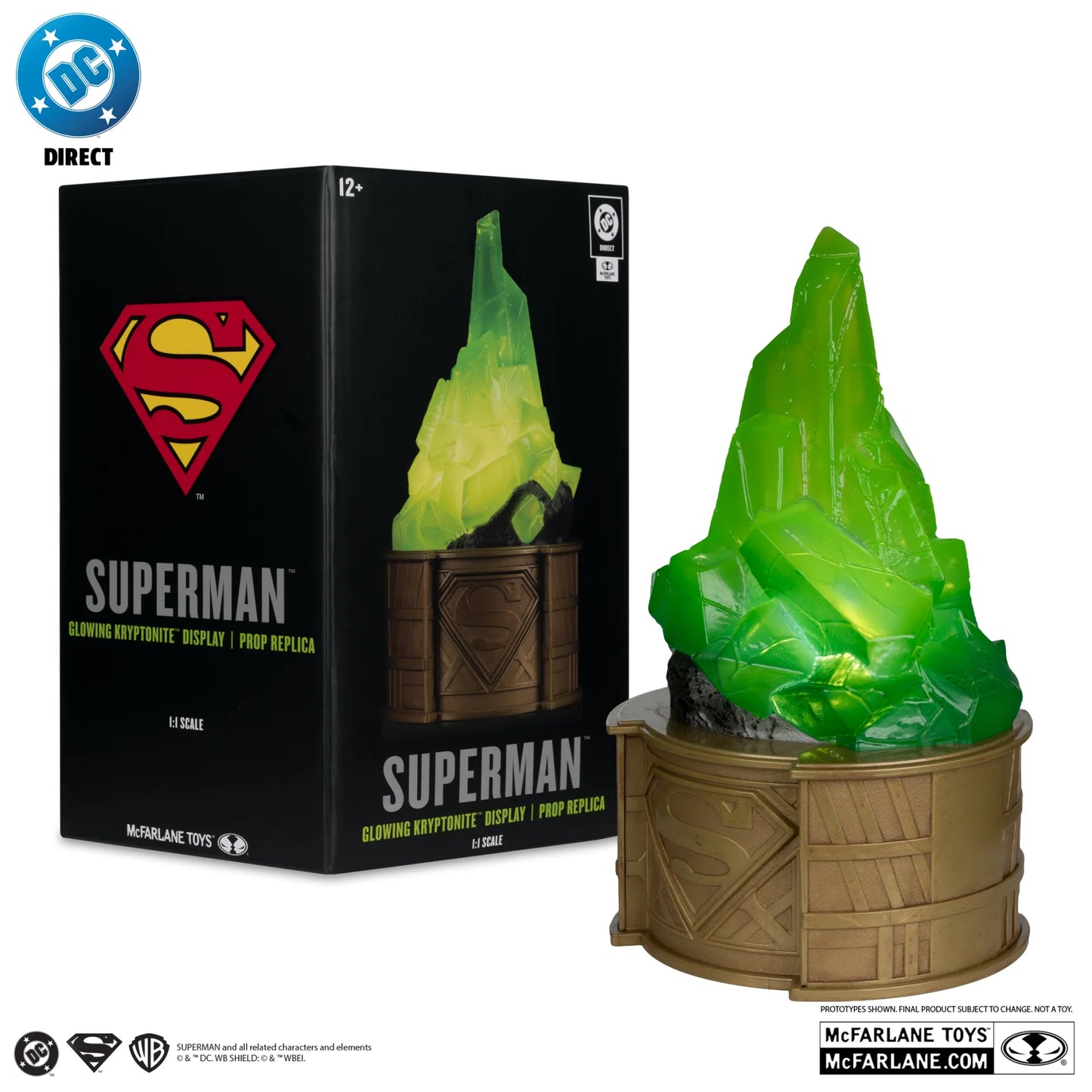 MCFARLANE TOYS 25 SUPERMAN - DC DIRECT KRYPTONITE DISPLAY 1:1 SCALE PROP REPLICA 18 cm