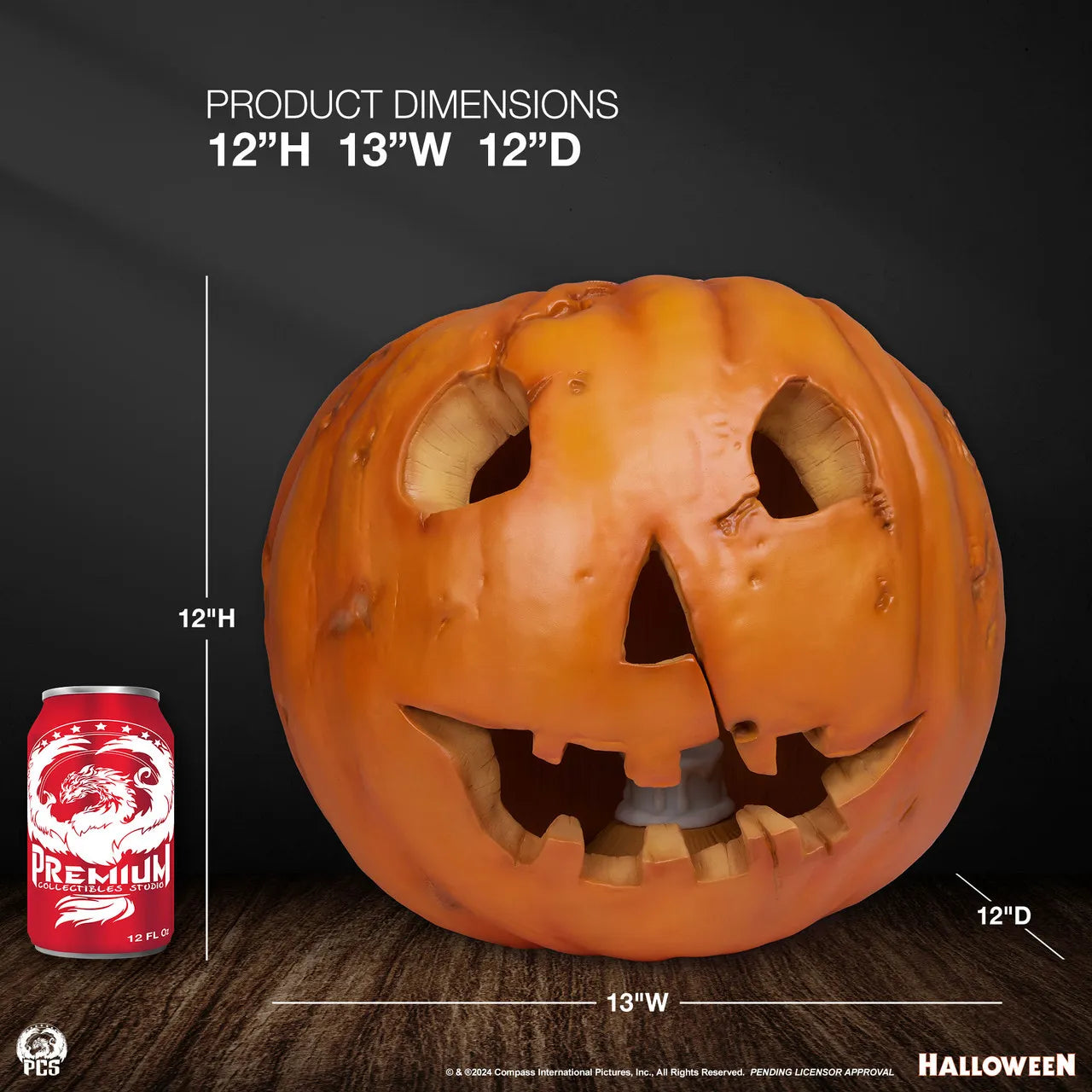 PCS HALLOWEEN JACK-O-LANTERN 1:1 SCALE COLLECTIBLE STATUA 30 cm