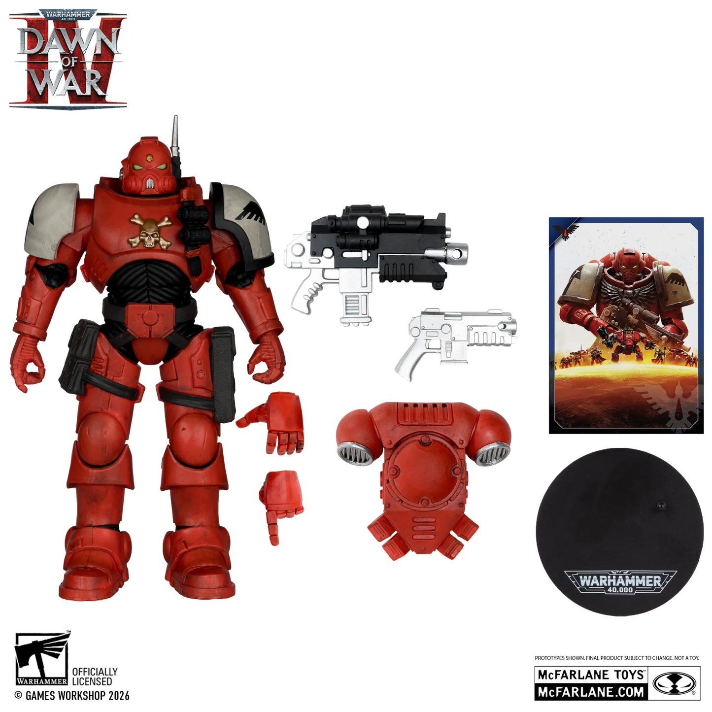 WARHAMMER 40000 7INCH WV12 BLOOD RAVENS SERGEANT INFILTRATOR (DAWN OF WAR 4) ACTION FIGURE