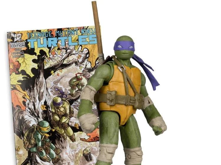 MCFARLANE TOYS 25 TEENAGE MUTANT NINJA TURLES 5IN COMIC WV1 DONATELLO ACTION FIGURE 12.5 cm