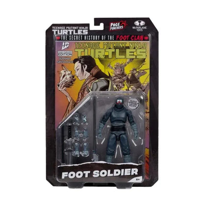 MCFARLANE TOYS 25 TEENAGE MUTANT NINJA TURLES 5IN COMIC WV1 FOOT SOLDIER ACTION FIGURE 12.5 cm