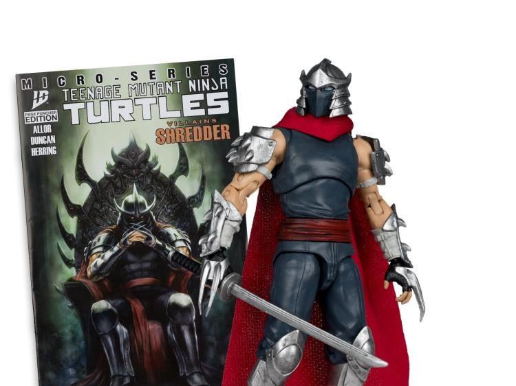 MCFARLANE TOYS 25 TEENAGE MUTANT NINJA TURLES 5IN COMIC WV1 SHREDDER ACTION FIGURE 12.5 cm