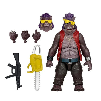 MCFARLANE TOYS 25 TEENAGE MUTANT NINJA TURLES 5IN COMIC WV2 BEBOP ACTION FIGURE 12.5 cm