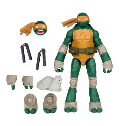 MCFARLANE TOYS 25 TEENAGE MUTANT NINJA TURLES 5IN COMIC WV2 MICHELANGELO ACTION FIGURE 12.5 cm