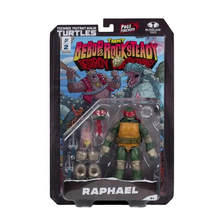 MCFARLANE TOYS 25 TEENAGE MUTANT NINJA TURLES 5IN COMIC WV2 RAPHAEL ACTION FIGURE 12.5 cm
