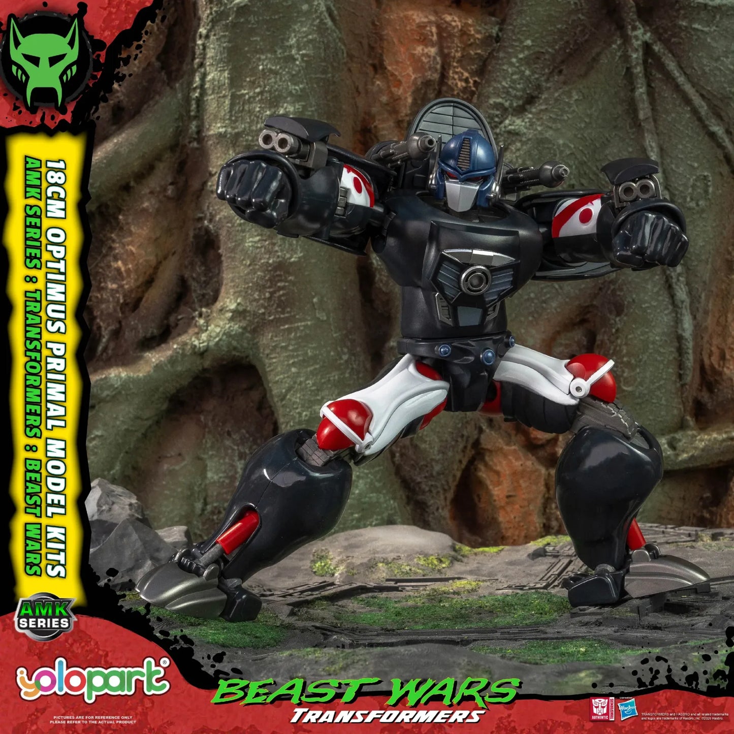 YOLOPARK OPTIMUS - TRANSFORMERS BEAST WARS AMK PRIMAL MODEL KIT 18 cm