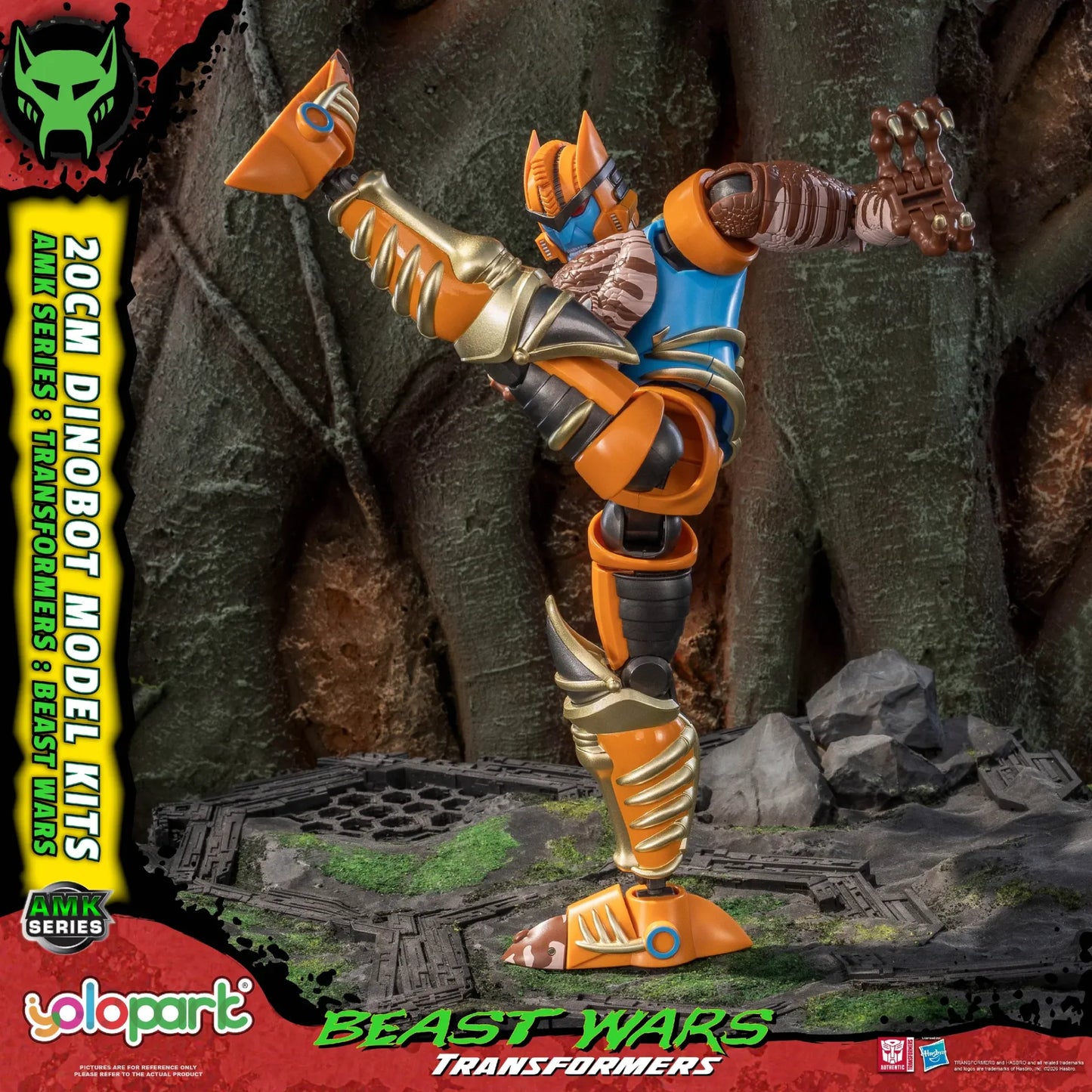 YOLOPARK - TRANSFORMERS BEAST WARS AMK DINOBOT MODEL KIT 20 cm