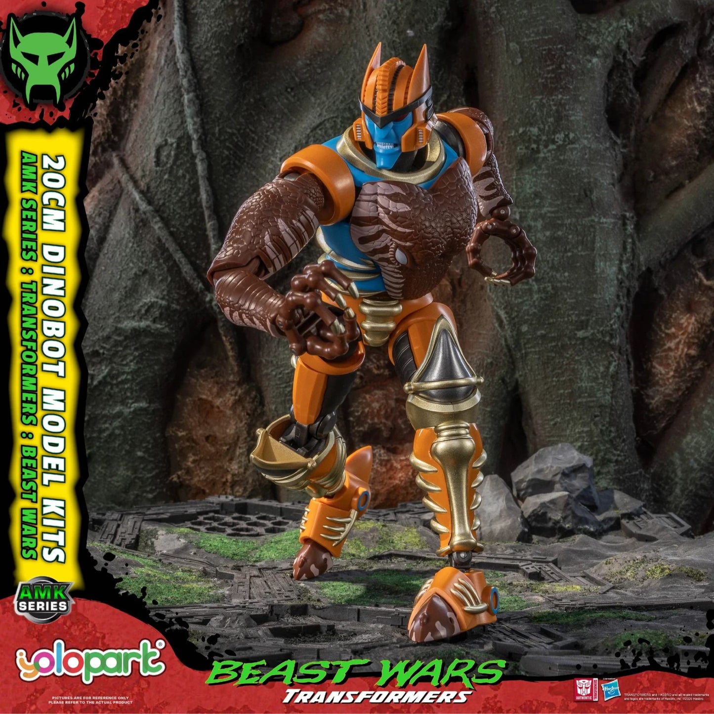 YOLOPARK - TRANSFORMERS BEAST WARS AMK DINOBOT MODEL KIT 20 cm