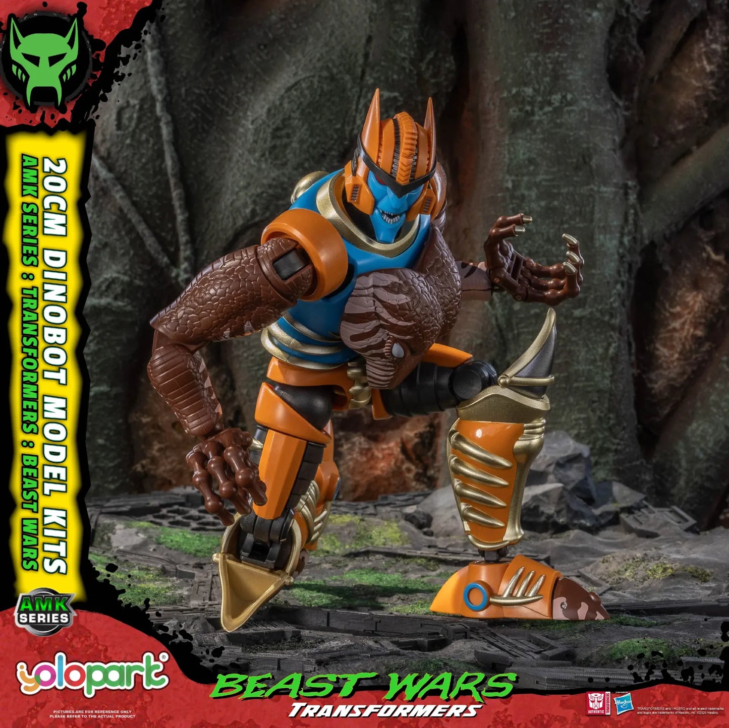 YOLOPARK - TRANSFORMERS BEAST WARS AMK DINOBOT MODEL KIT 20 cm