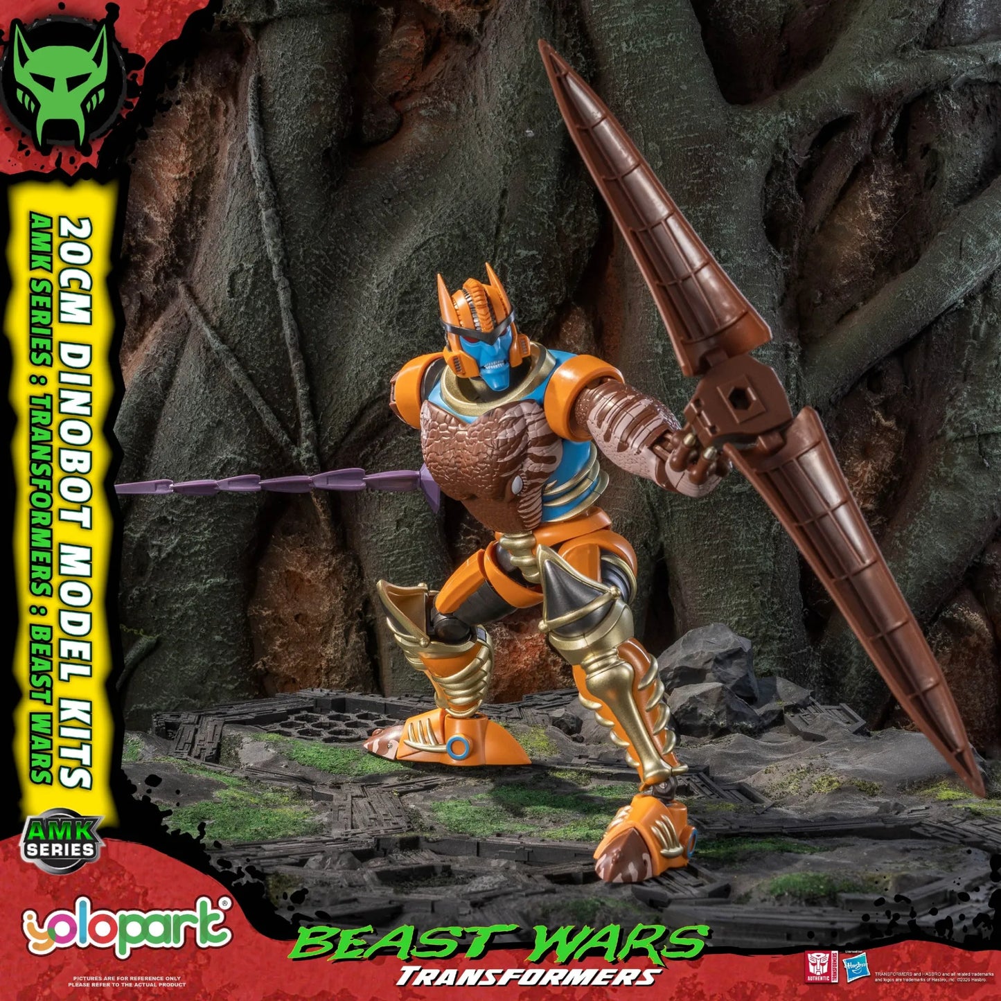 YOLOPARK - TRANSFORMERS BEAST WARS AMK DINOBOT MODEL KIT 20 cm