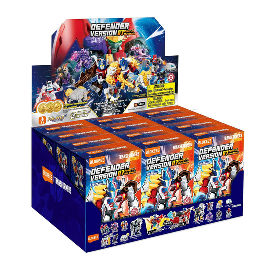 BLOKEES - TRANSFORMERS POWER BEAST DEFENDER VERSION 07 BLIND BOX DISPLAY (12) MODEL KIT 6cm