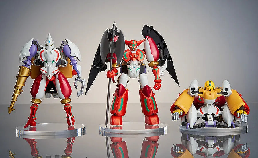 FREEING - GETTER ROBO SHIN T ARMAGEDDON DYNAMIC CHANGE MINI FIG SET MINI FIGURA 7 cm