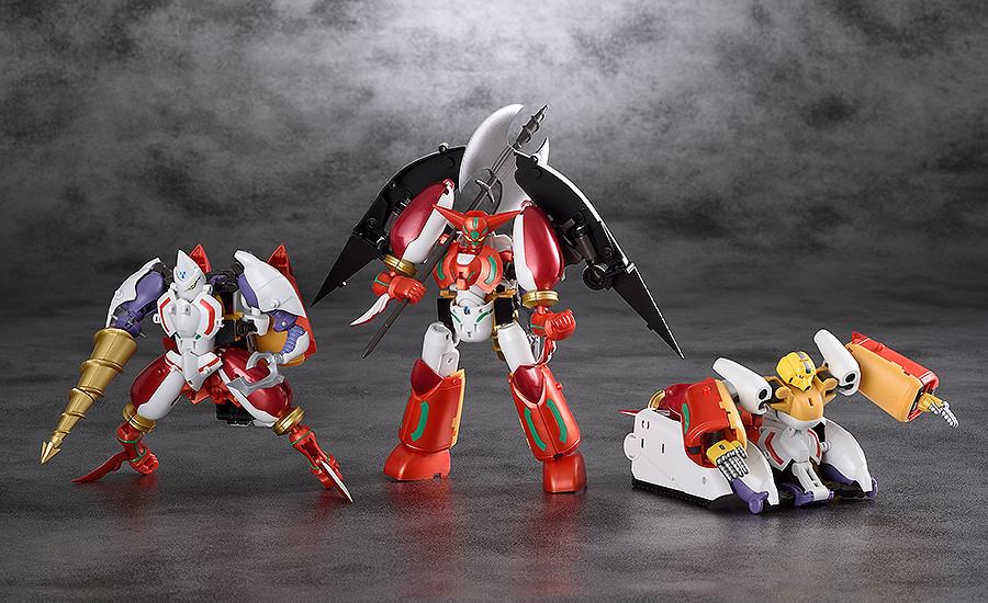 FREEING - GETTER ROBO SHIN T ARMAGEDDON DYNAMIC CHANGE MINI FIG SET MINI FIGURA 7 cm