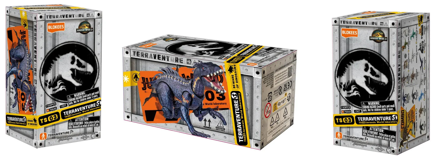 JURASSIC WORLD TERRAVENTURE TS03 MODEL KIT BLIND BOX SET (12)