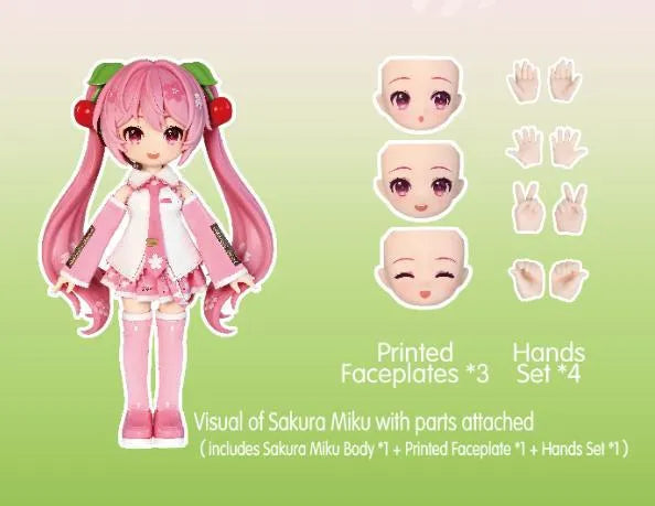 HATSUNE MIKU SAKURA MIKU DAALA MODE SERIES MODEL KIT