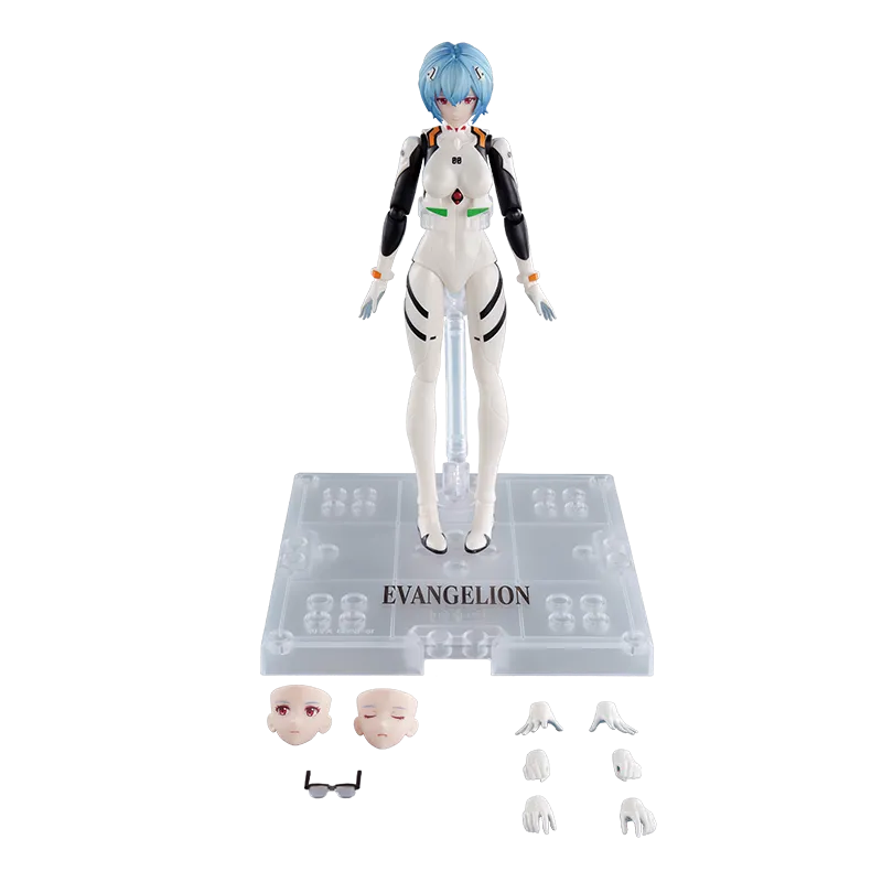 BLOKEES REI & AYANAMI - EVANGELION NEON GESESIS PLUG SUIT FANTASTIC SERIES FF01 MODEL KIT 15 cm
