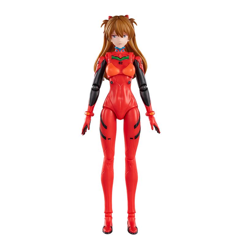 BLOKEES ASUKA - EVANGELION NEON GENESIS SHIKINAMI PLUG SUIT FANTASTIC SERIES FF03 MODEL KIT 15 cm