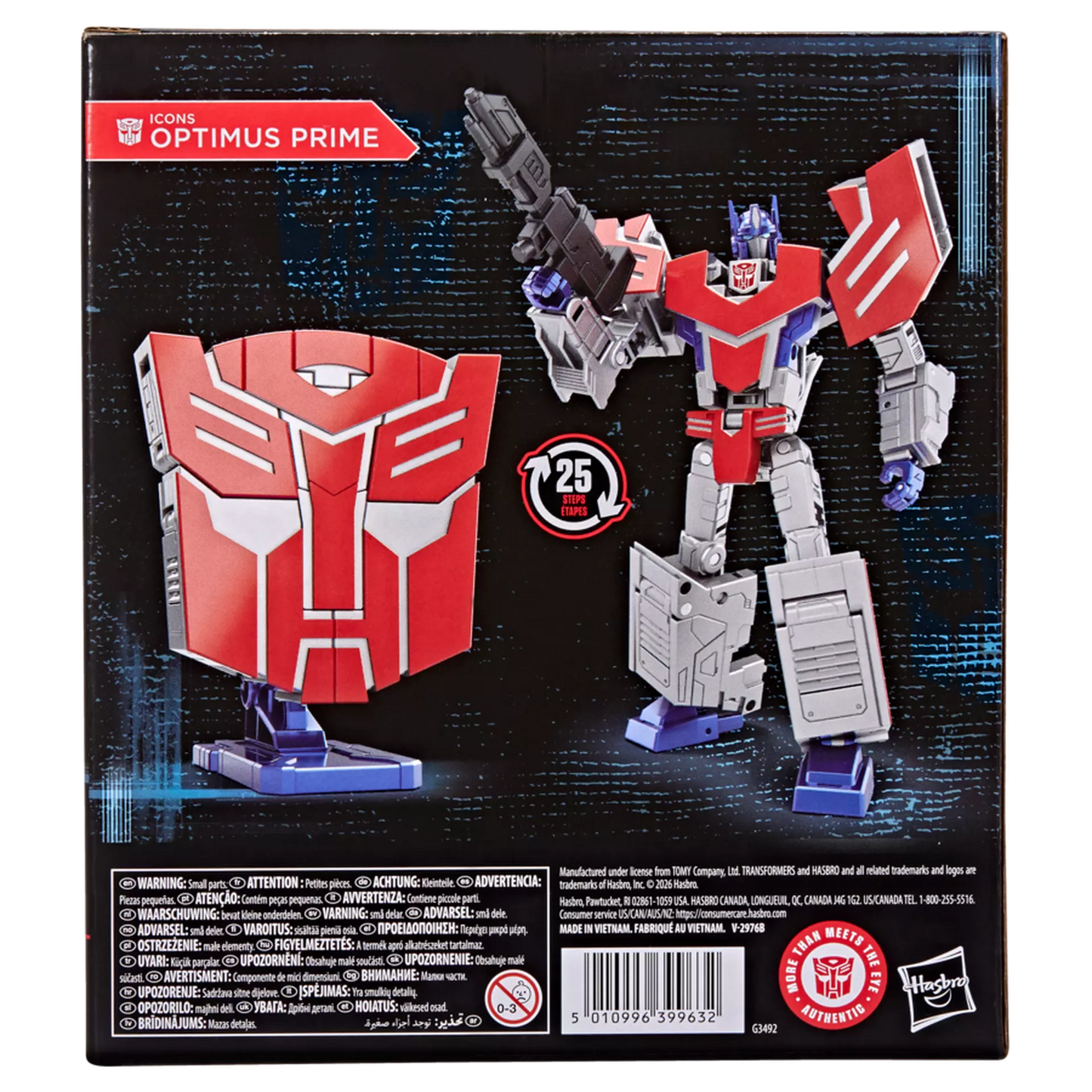 HASBRO OPTIMUS & PRIME - TRANSFORMERS ICONS ACTION FIGURE