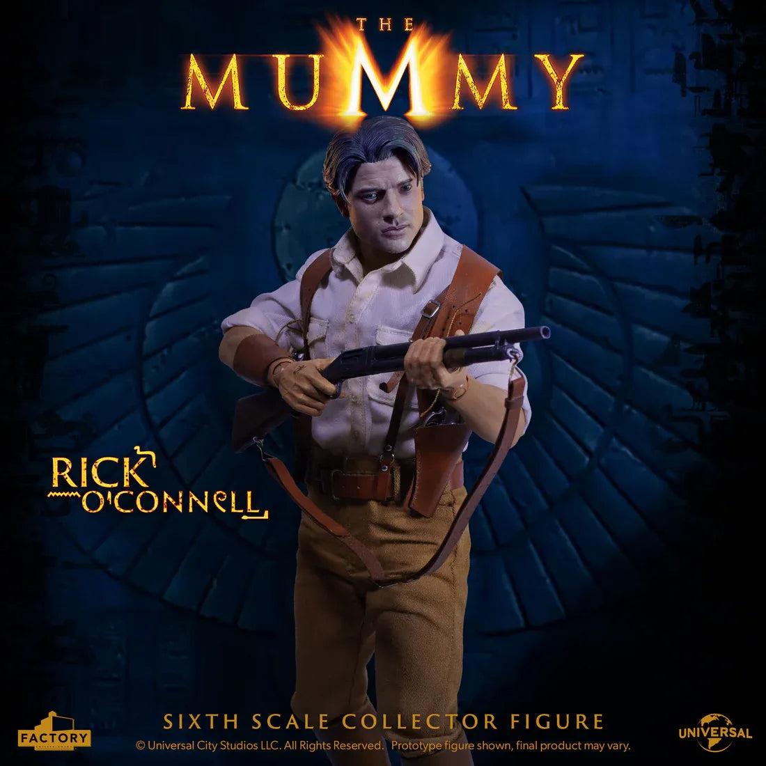 FACTORY ENT MUMMY RICK O'CONNELL SIXTH SCALE ACTION FIGURE 30 cm