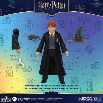 MEZCO TOYS - HARRY POTTER 5 POINTS SERIES 1 AF SET (4) ACTION FIGURE 10 cm