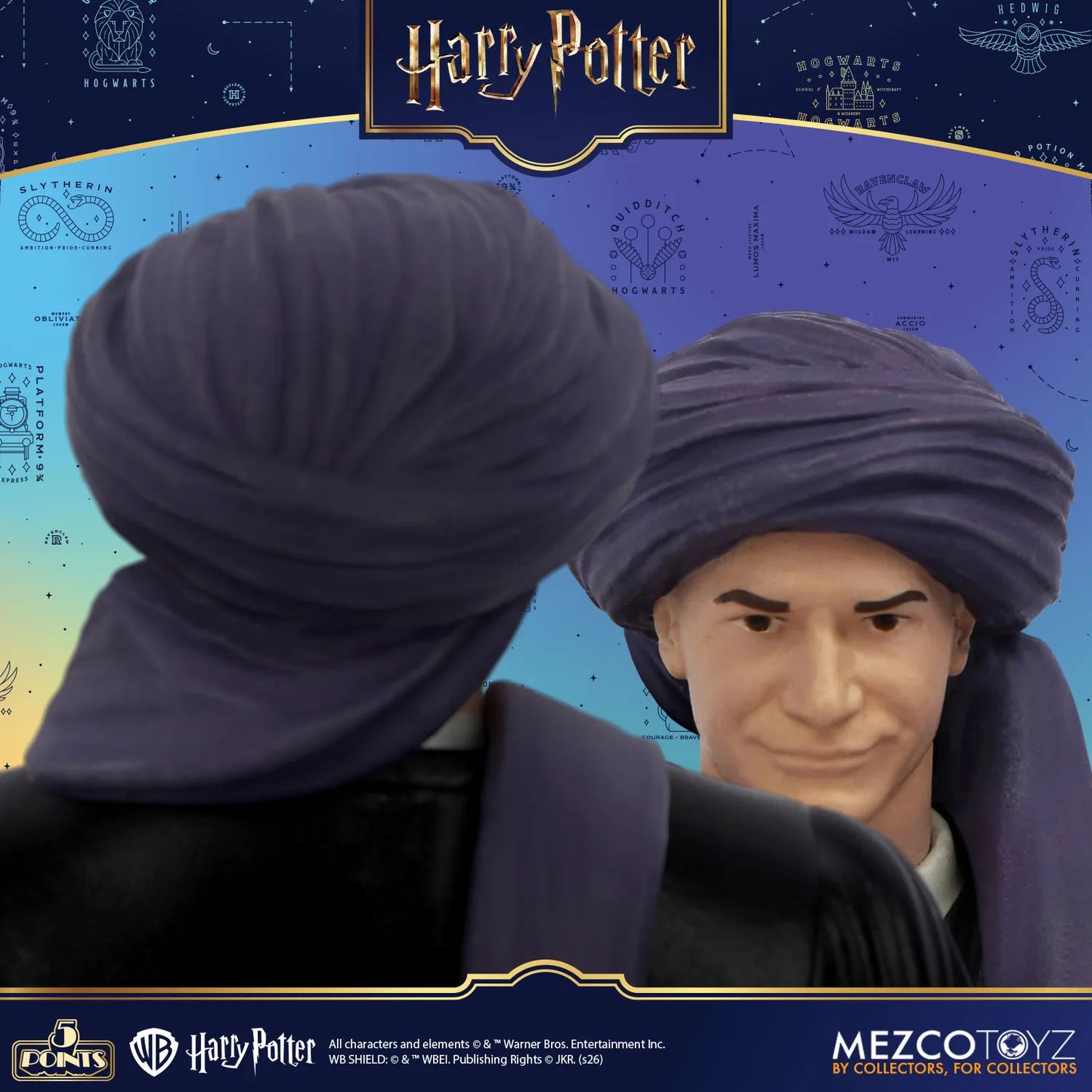 MEZCO TOYS - HARRY POTTER 5 POINTS SERIES 1 AF SET (4) ACTION FIGURE 10 cm