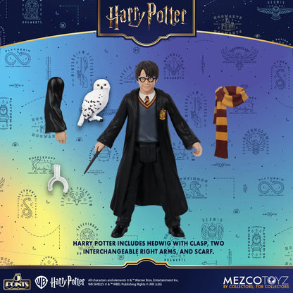 MEZCO TOYS - HARRY POTTER 5 POINTS SERIES 1 AF SET (4) ACTION FIGURE 10 cm