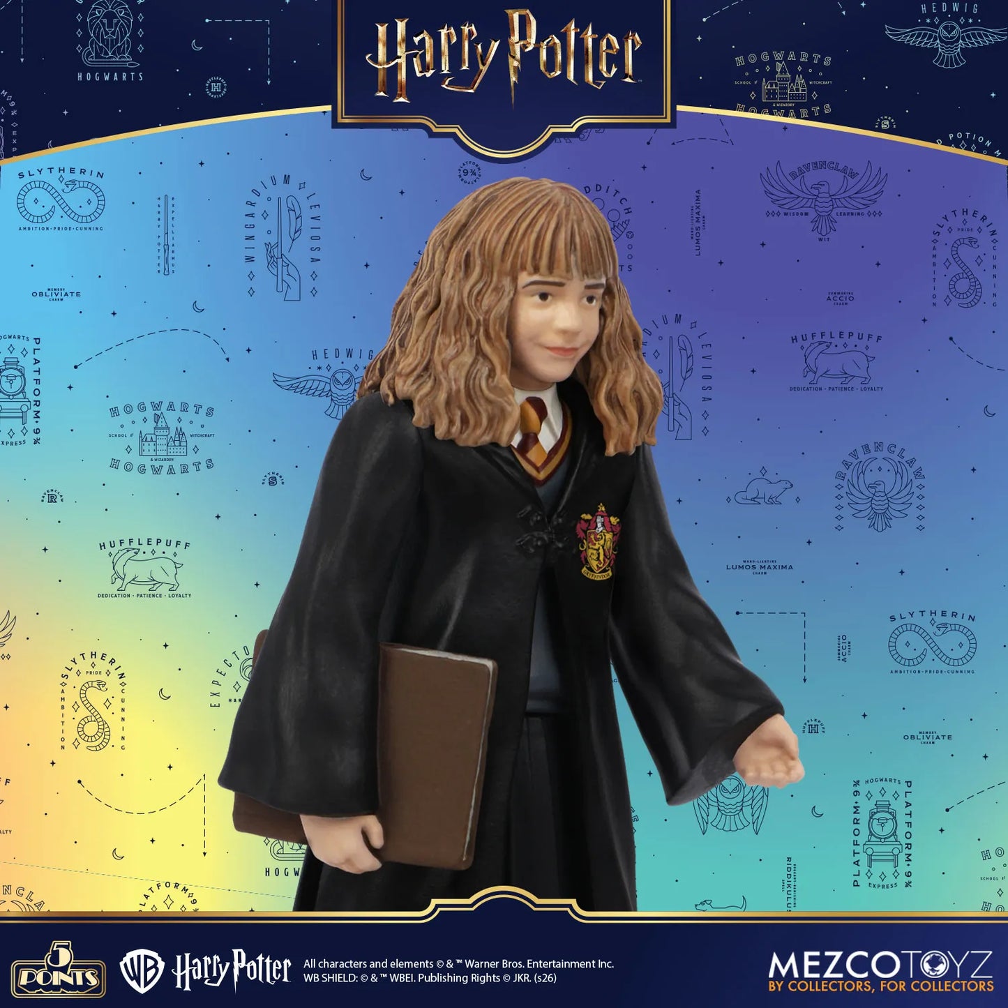 MEZCO TOYS - HARRY POTTER 5 POINTS SERIES 1 AF SET (4) ACTION FIGURE 10 cm