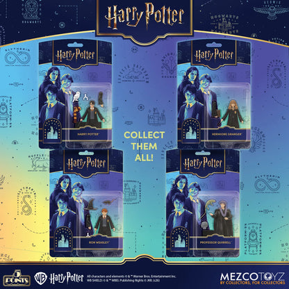 MEZCO TOYS - HARRY POTTER 5 POINTS SERIES 1 AF SET (4) ACTION FIGURE 10 cm