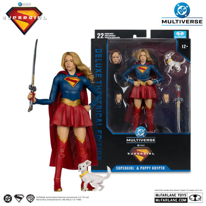 DC THEATRICAL DELUXE 7INCH SUPERGIRL MOVIE ASSORTMENT (6)