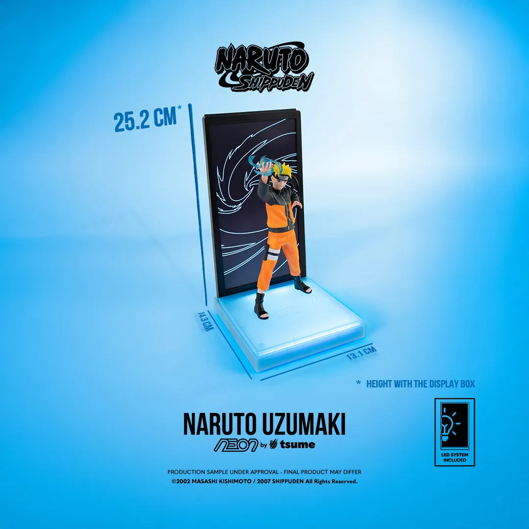 TSUME NARUTO UZUMAKI NEON FIGURA 25 CM