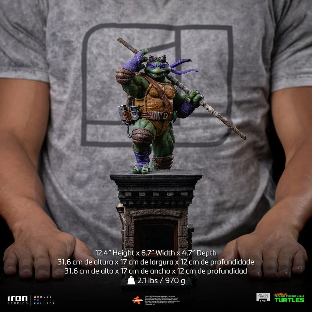 TEENAGE MUTANT NINJA TURTLES DONATELLO UNLEASHED 1/10 STATUE