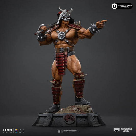 IRON STUDIOS MORTAL KOMBAT SHAO KHAN1/10 STATUA 18.5 cm