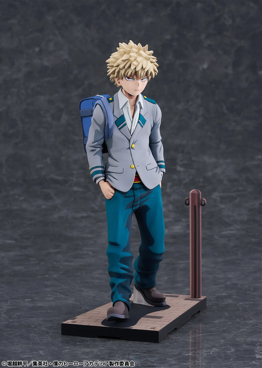 TAKARA TOMY BAKUGO & KATSUKI - MY HERO ACADEMIA U. . HIGH SCHOOL UNIFORM 2D FIGURA 23 cm