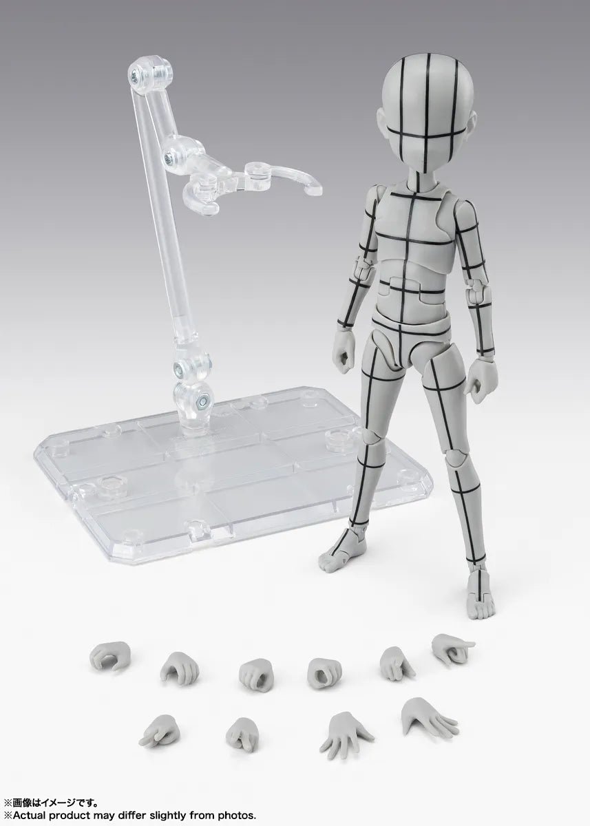 BODY-KUN KEN SUGIMORI EDITION WIREFRAME(GRAY) SHF