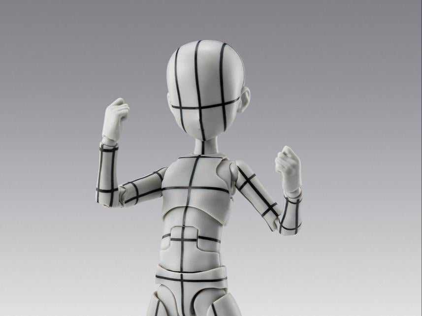 BODY-KUN KEN SUGIMORI EDITION WIREFRAME(GRAY) SHF