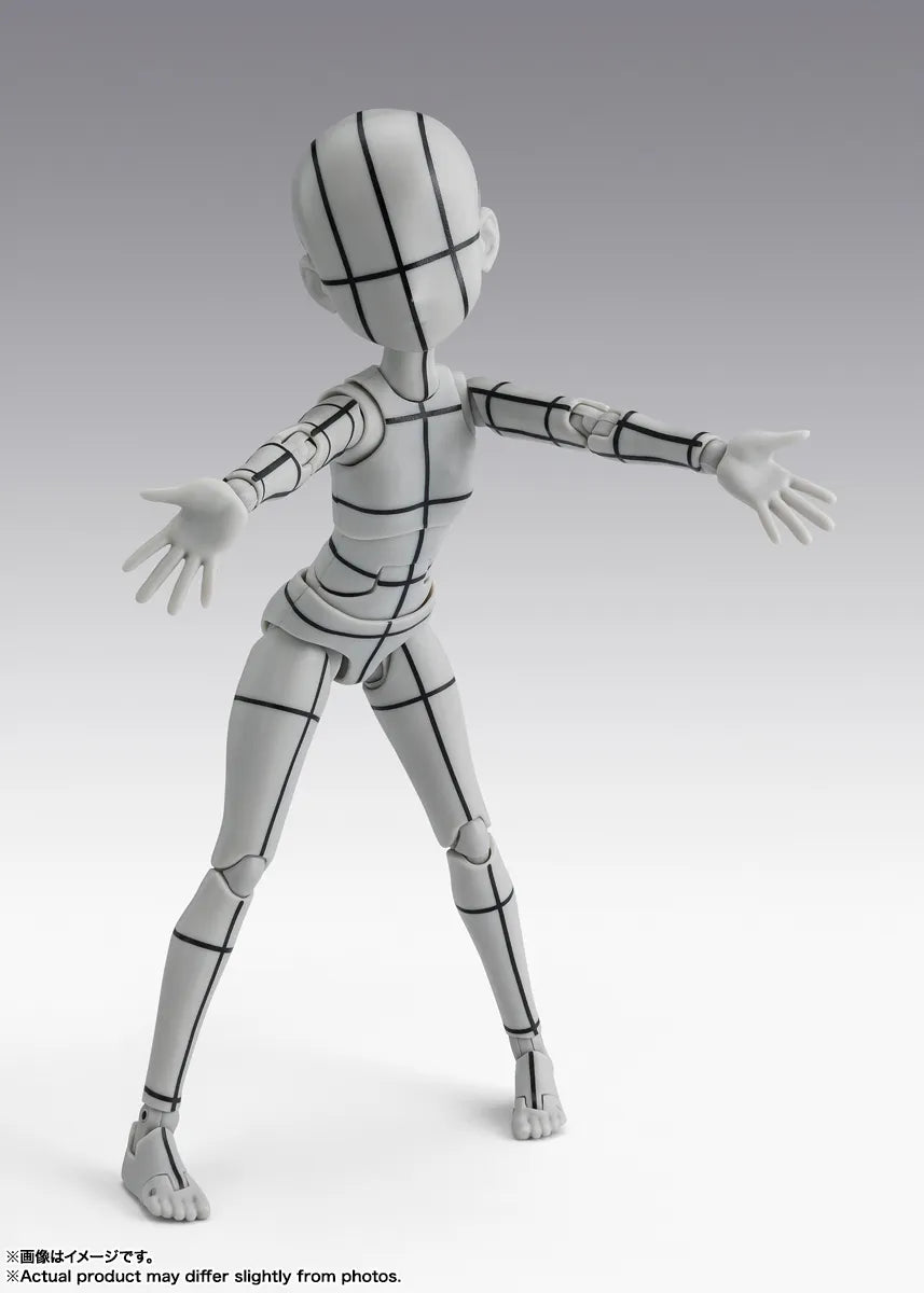 BODY-CHAN KEN SUGIMORI EDITION WIREFRAME (GRAY) SHF