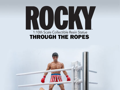 ROCKY OVER DRAGO THROUGH THE ROPES 1/10 STATUE