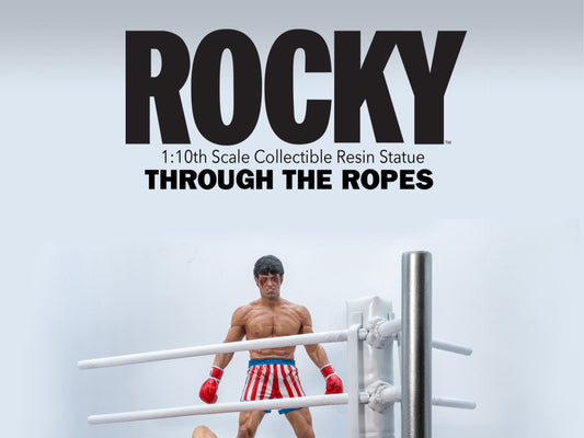 ROCKY OVER DRAGO THROUGH THE ROPES 1/10 STATUE