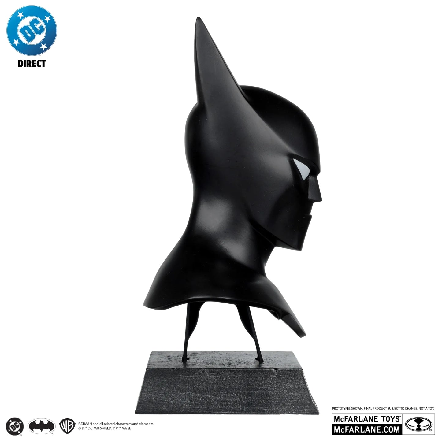 DC DIRECT BATMAN 1:3 COWL PROP REPLICA BATMAN BEYOND ANIMATED