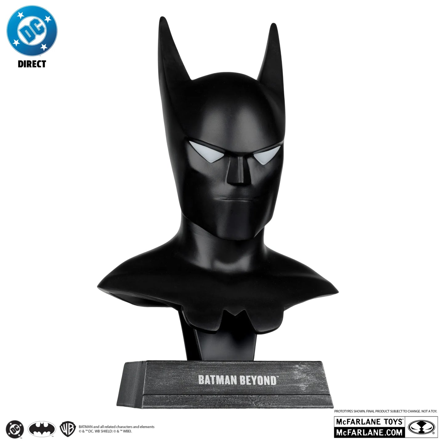 DC DIRECT BATMAN 1:3 COWL PROP REPLICA BATMAN BEYOND ANIMATED