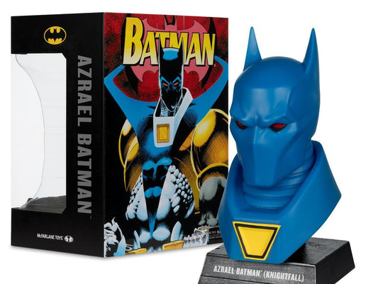 MCFARLANE TOYS 25 BATMAN - DC DIRECT 1:3 COWL PROP AZRAEL BATMAN KNIGHTFALL REPLICA 17 cm
