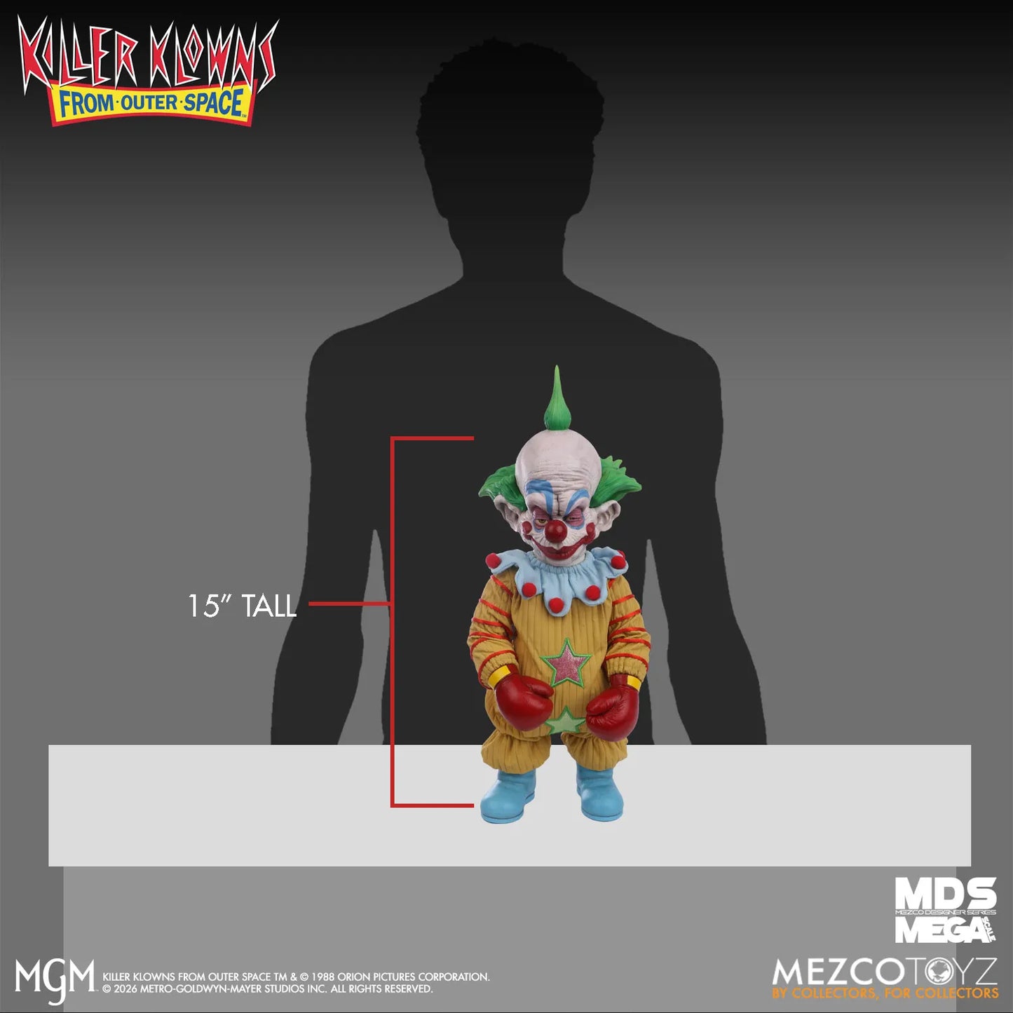 KILLER KLOWNS FROM OUTER SPACE SHORTY MDS MEGA SCALE AF
