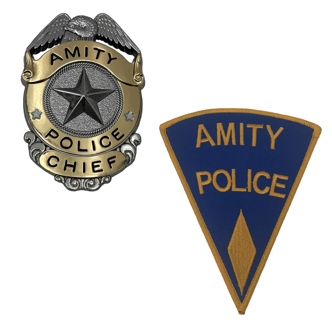 JAWS AMITY ISLAND POLICE CHIEF BADGE/PATCH LTD ED PROP REPLICA