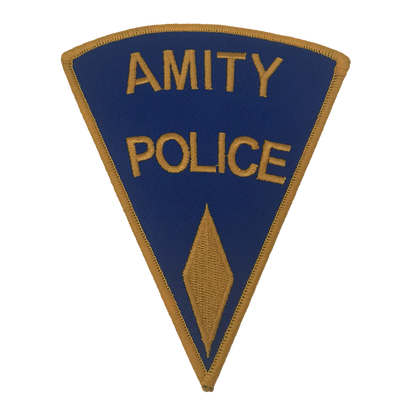 JAWS AMITY ISLAND POLICE CHIEF BADGE/PATCH LTD ED PROP REPLICA
