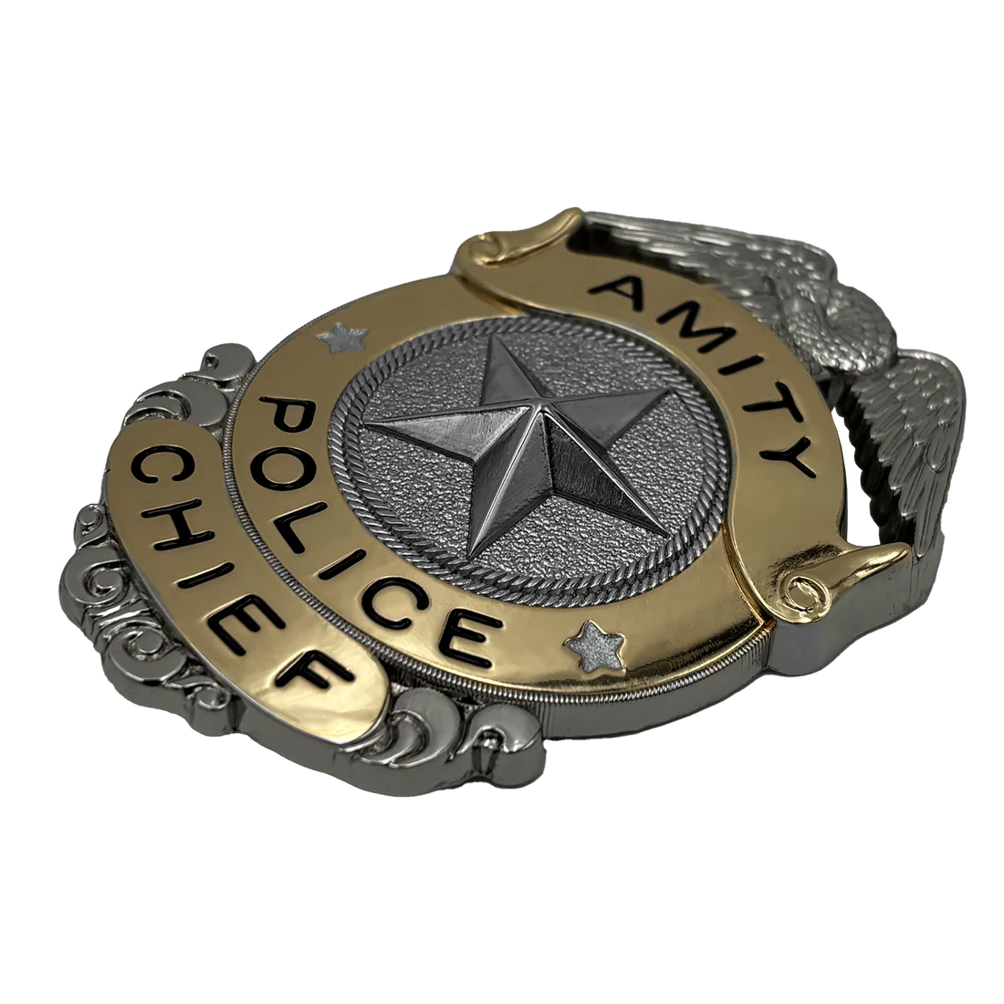 JAWS AMITY ISLAND POLICE CHIEF BADGE/PATCH LTD ED PROP REPLICA